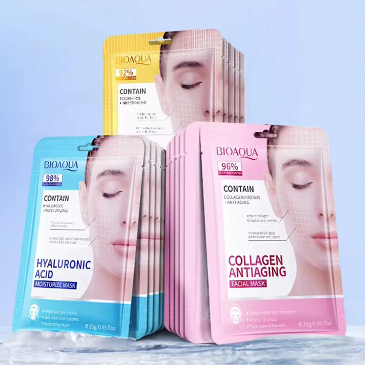 Japanese Facial Masks Set (3 Pack)