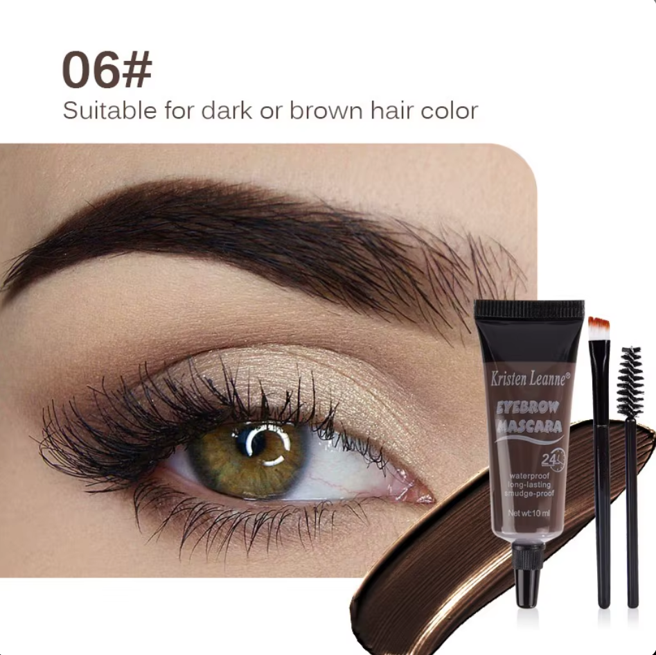 Professional Eyebrow Enhancers Cream Natural Liquid Dyeing Eyebrow Set Brow Tattoo Pigments Lasting Waterproof Eyebrow Gel New