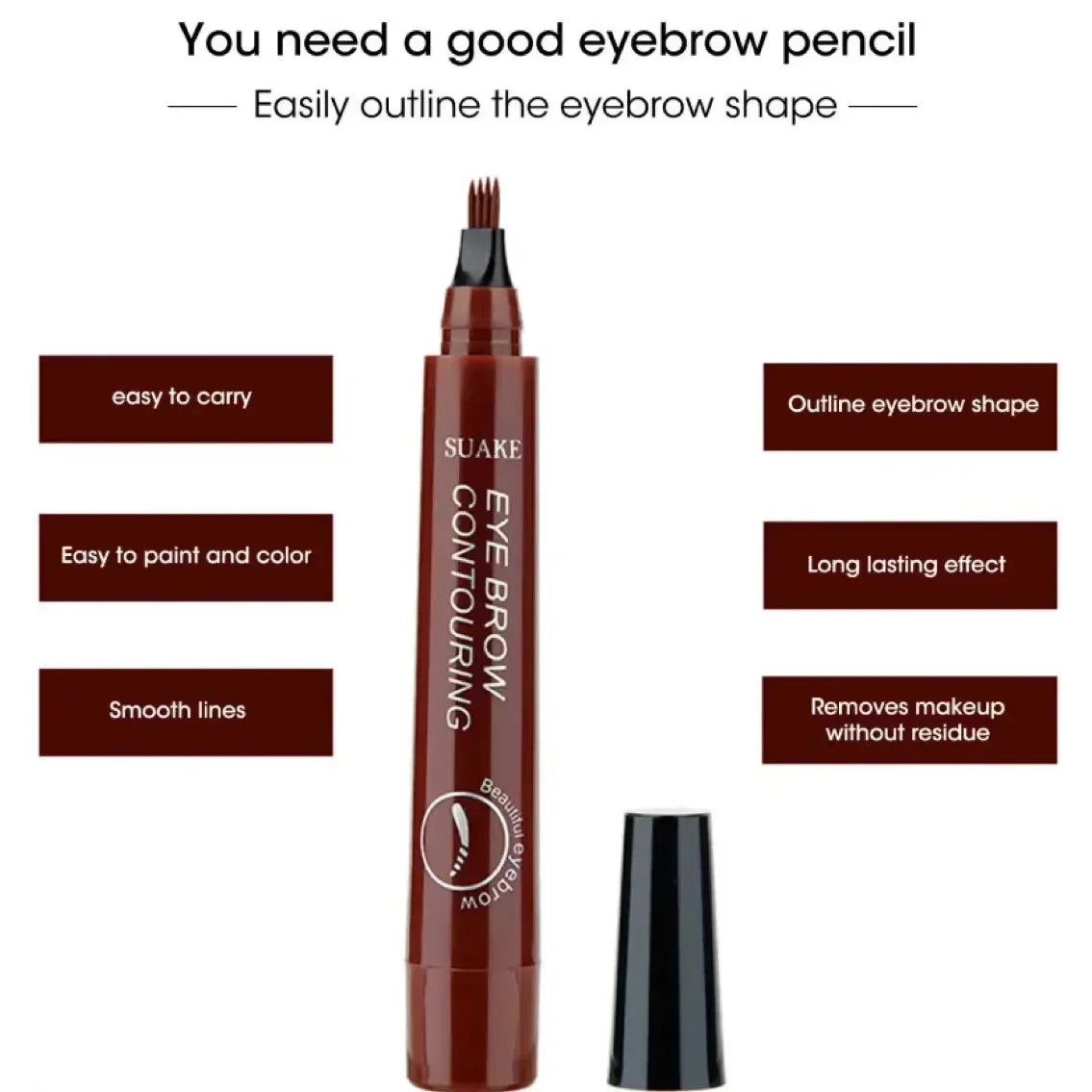 Eyebrow pencil Waterproof Permanent High quality professional makeup for women