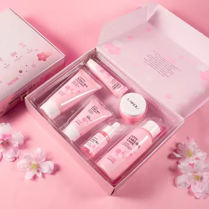 Japan Sakura 6-Piece Skincare Set