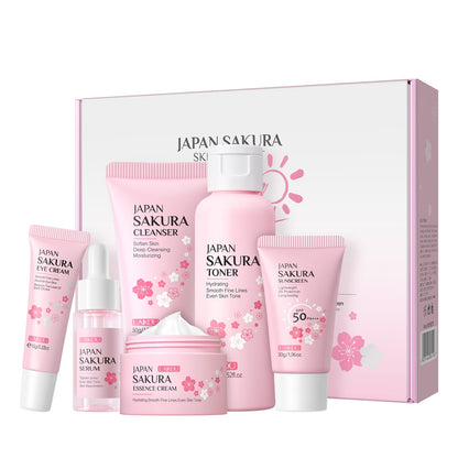 Japan Sakura 6-Piece Skincare Set