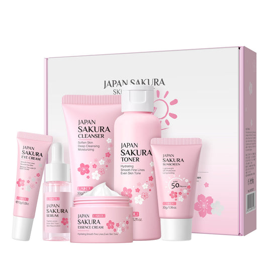Japan Sakura 6-Piece Skincare Set
