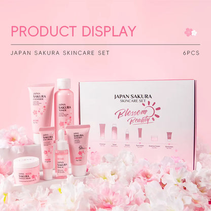 Japan Sakura 6-Piece Skincare Set