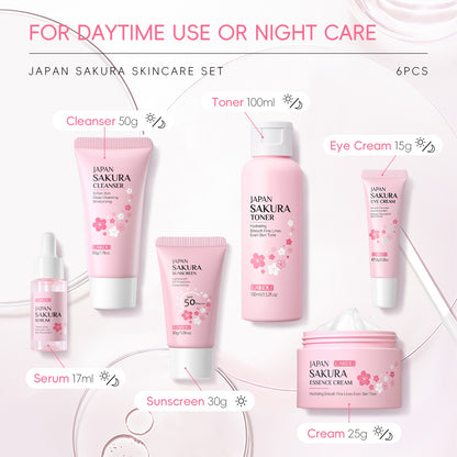 Japan Sakura 6-Piece Skincare Set